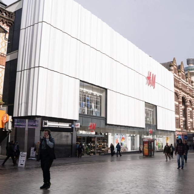 Exterior of H&M on Lord Street Liverpool